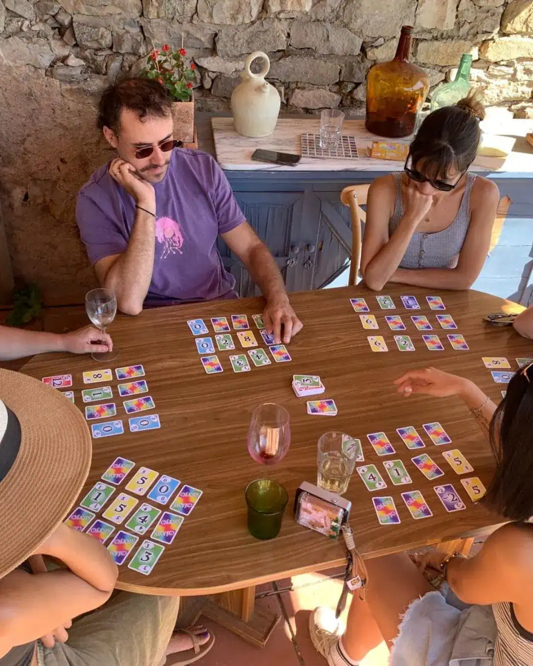 Join in on a board game with new friends.