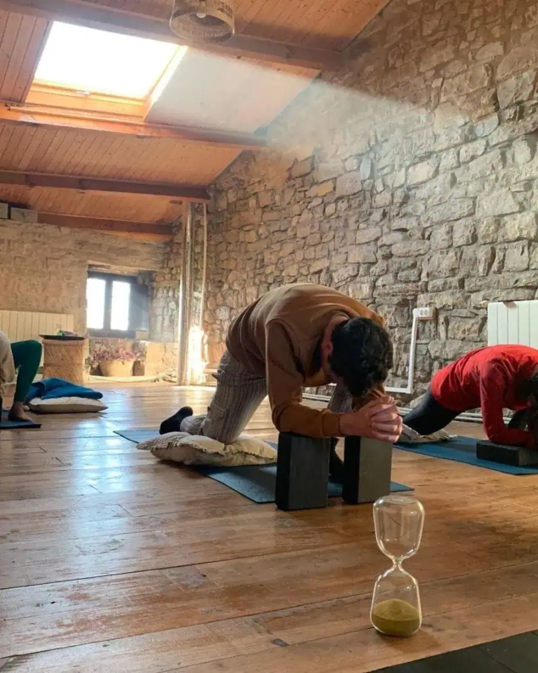 Join yoga sessions with Monica! Or do your own workout in the space.