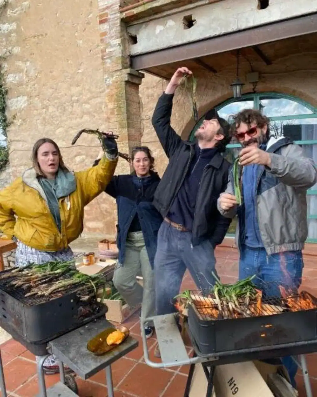 Enjoy a communal BBQ in