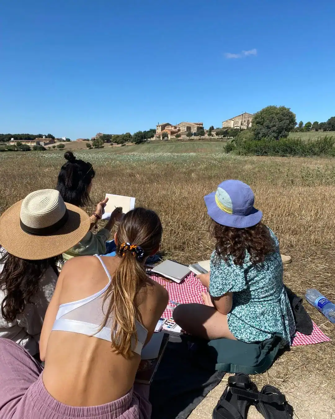 Take an art workshop or work on your own creative projects