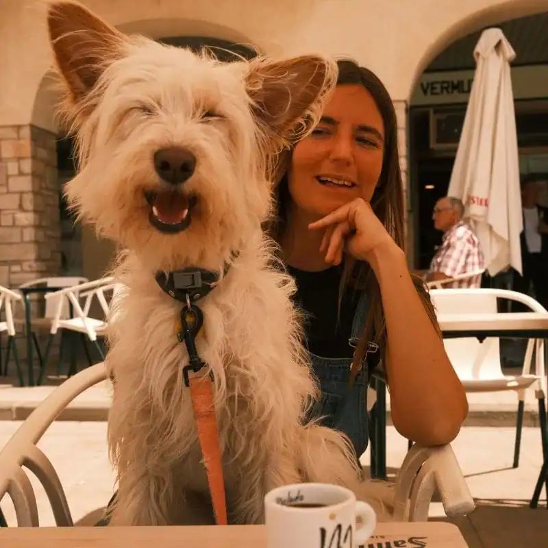 Enjoy a coffee on the sqaure in Calaf