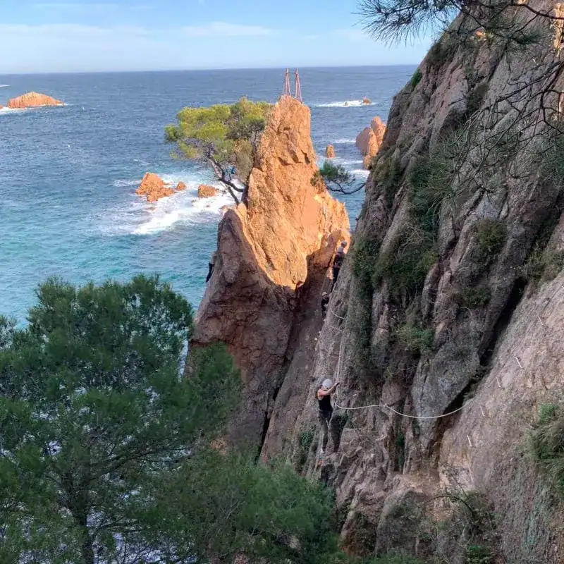 Via ferrata by the sea